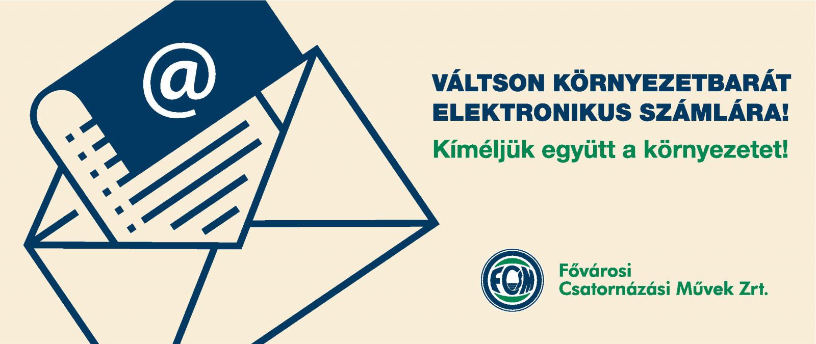 VÁLTSON KÖRNYEZETBARÁT ELEKTRONIKUS SZÁMLÁRA! kép