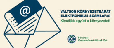 VÁLTSON KÖRNYEZETBARÁT ELEKTRONIKUS SZÁMLÁRA! hír képe